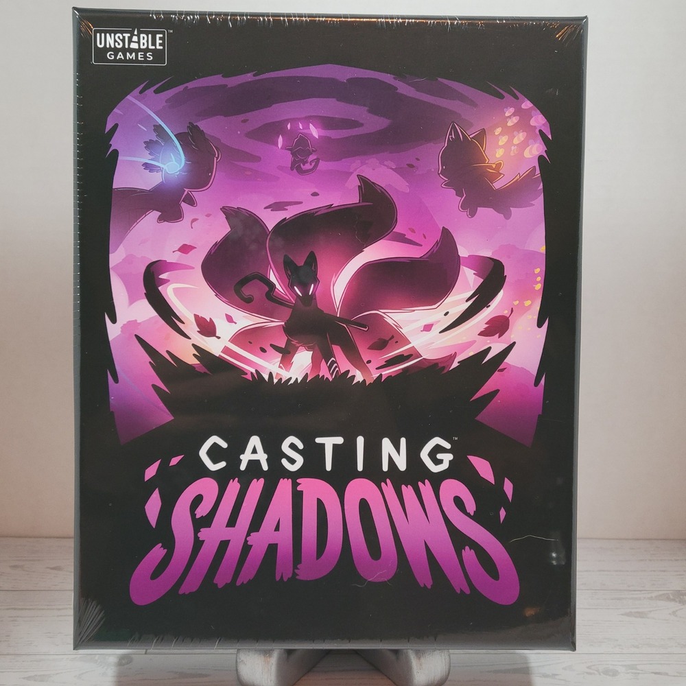 Unstable Games Casting Shadows Board Game Black Pink Strategy Magic New Sealed